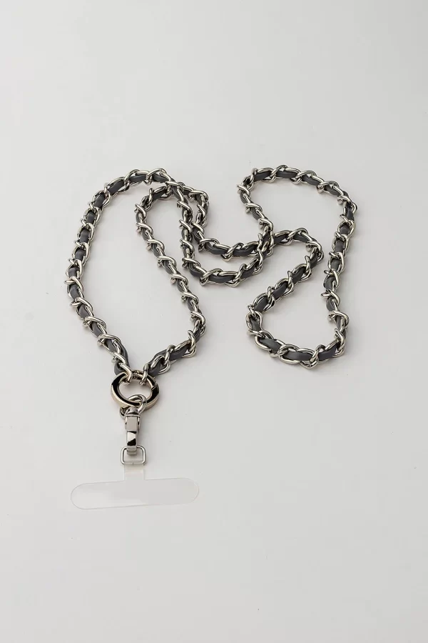 Bow19-Claire-Iphone-Strap-Grey-Silver