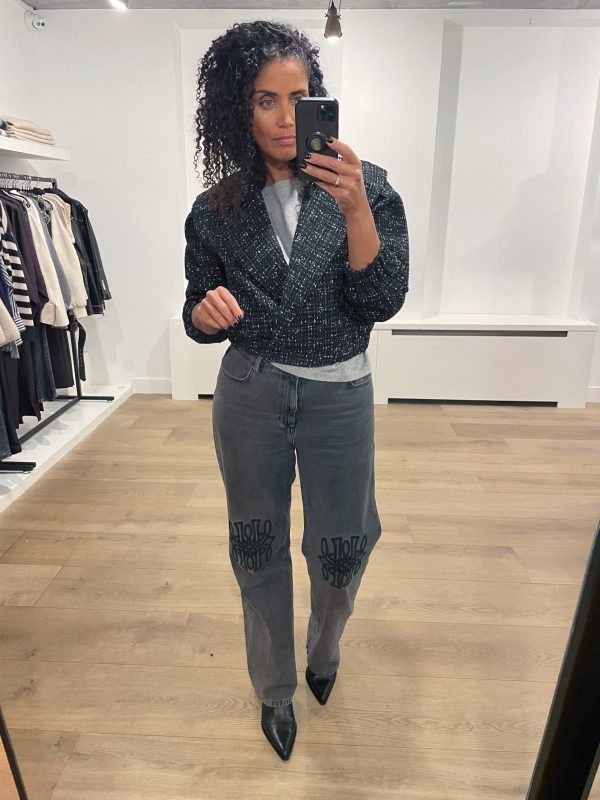 Homage-Tailored-Tweed-Jacket-H-CW25M73.BLACKMIX