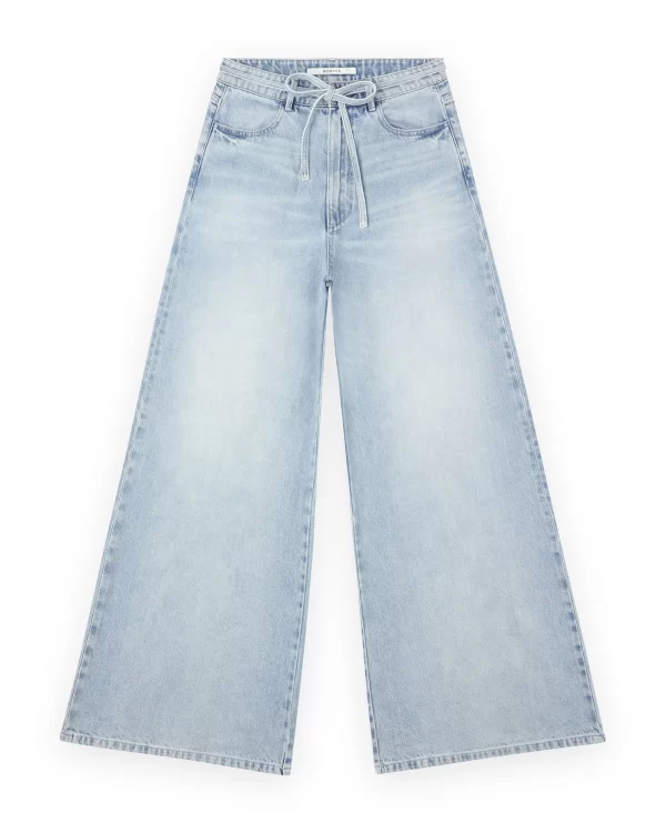 Homage-H-CS26M101-BLAUWGEBRUIKT-Jeans-Extra-Wijde-Pijpen-Koord