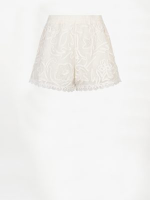 Dante6 Nive embroidered mesh shorts met fijn borduurwerk en luchtige stof voor een elegante en vrouwelijke uitstraling