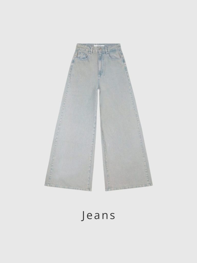 Overzicht van jeans van alle merken in diverse kleuren, wassingen en pasvormen