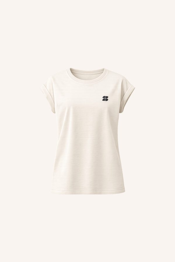 Tobi dictionary top van BY-BAR met print en relaxte pasvorm, casual dames top met moderne uitstraling.