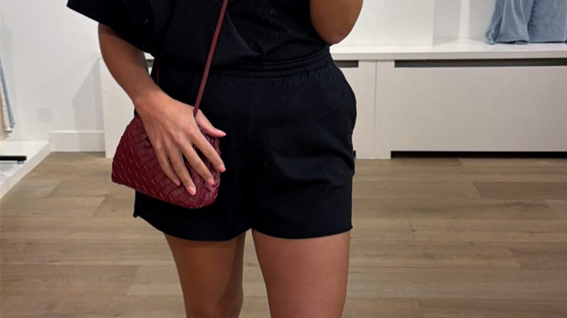 American Vintage Gixy short in zwart met comfortabele pasvorm en minimalistisch design voor een casual en stijlvolle look