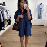 Shirtdress Anabel met knoopsluiting, klassieke kraag en flatterende pasvorm voor een stijlvolle en veelzijdige uitstraling. Afgestyled met slingbacks van Dante6