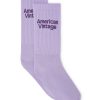American Vintage Clypsun sokken in lila met zachte stof en comfortabele pasvorm voor een trendy en casual look