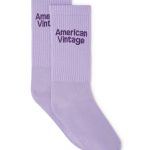 American Vintage Clypsun sokken in lila met zachte stof en comfortabele pasvorm voor een trendy en casual look