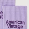 American Vintage Clypsun sokken in lila met zachte stof en comfortabele pasvorm voor een trendy en casual look