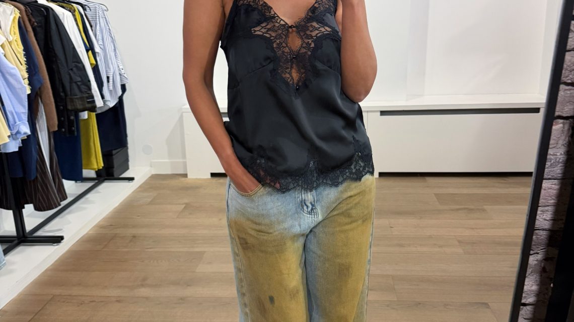 Haute L’Amitié Vivian Lingerie Top met fijne bandjes en elegante lingerie details voor een vrouwelijke en stijlvolle uitstraling