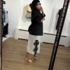 Co'Couture Ameli Dot Lace Dress met kanten details en subtiele dot structuur voor een elegante en vrouwelijke uitstraling