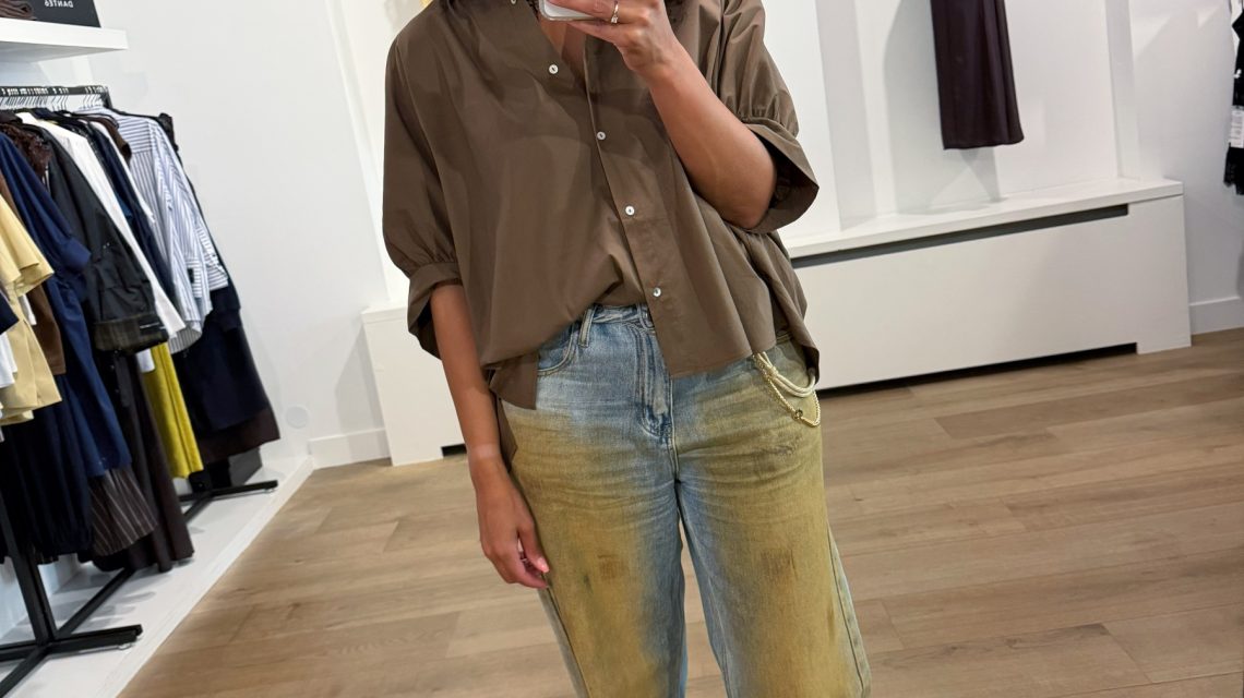 Tooday Cia oversized blouse met losse pasvorm en minimalistische uitstraling voor een moderne en comfortabele look