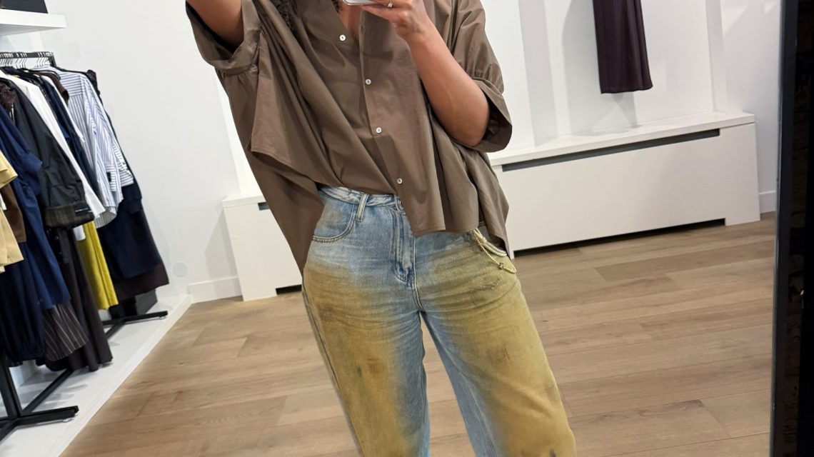 Tooday Cia oversized blouse met losse pasvorm en minimalistische uitstraling voor een moderne en comfortabele look