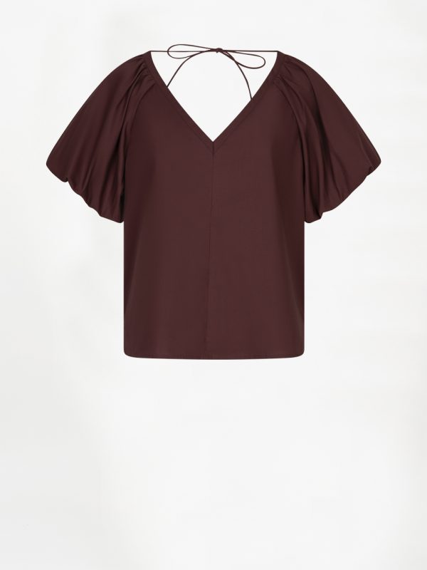 Dante6 Rosalie balloony top met volumineuze ballonpasvorm en elegante afwerking, stijlvolle dames top met moderne uitstraling.