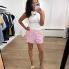 American Vintage Vextown short met relaxte pasvorm en luchtige stof, comfortabele dames short voor een casual zomerse look.