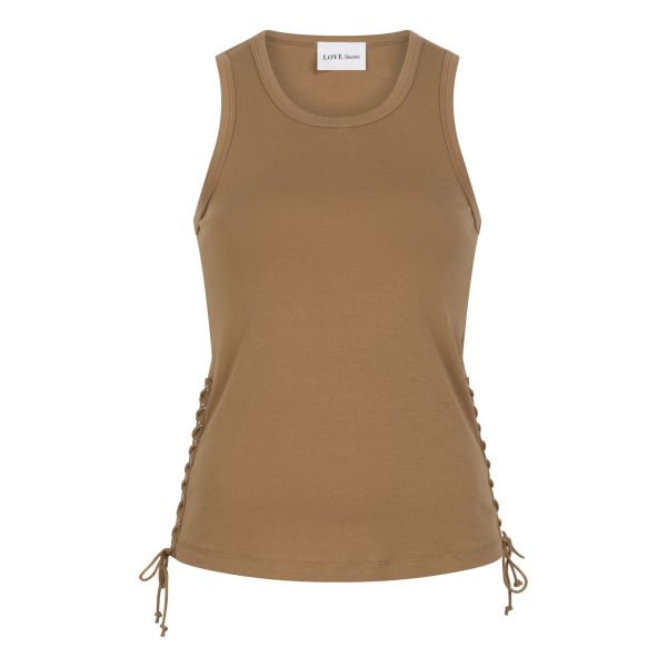 Love Stories Bella Tank Top met aansluitende pasvorm en zachte stof, stijlvolle dames tanktop voor een casual en veelzijdige look.