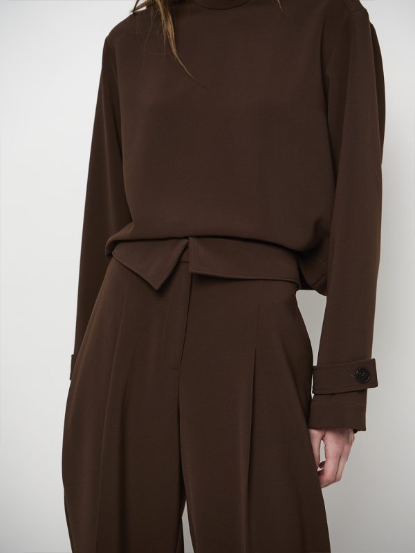 Dante6 Tresor Culotte, elegante damesbroek met wide-leg culotte pasvorm en moderne vrouwelijke uitstraling.