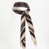 Dante6 Monogram Printed Scarf 263900-7476 in Dark Plum, auberginekleurige dames sjaal met all-over D6 monogramprint.