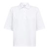 Co’Couture ZengaCC Polo Tee 500242 in White, witte dames polo met korte mouwen en klassieke polokraag.