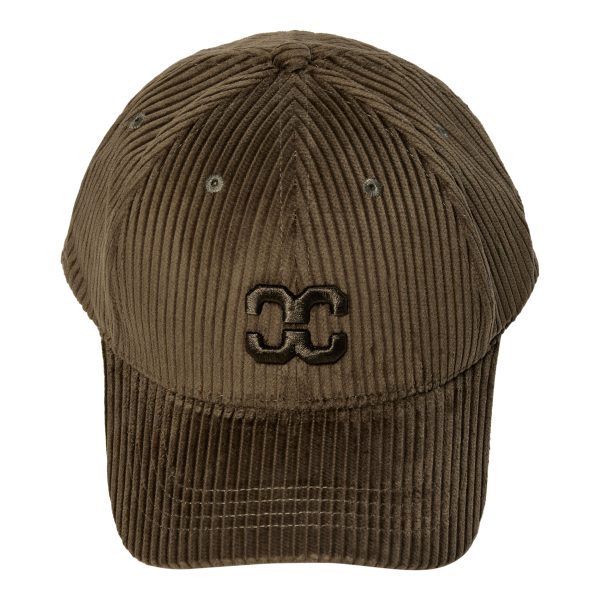 Co’Couture SachiCC Cord Cap 500243, corduroy dames cap met ribstructuur en subtiel geborduurd logo.