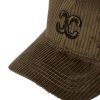 Co’Couture SachiCC Cord Cap 500243, corduroy dames cap met ribstructuur en subtiel geborduurd logo.