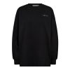 Haute L'Amitié Crew Neck LS Tee HL10420 in Black Walnut, donkerbruine dames longsleeve met ronde hals.