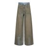 Haute L'Amitié Celeste Patch Vintage Tall Jeans in Vintage Wash met lange Tall fit en stoere patchdetails.