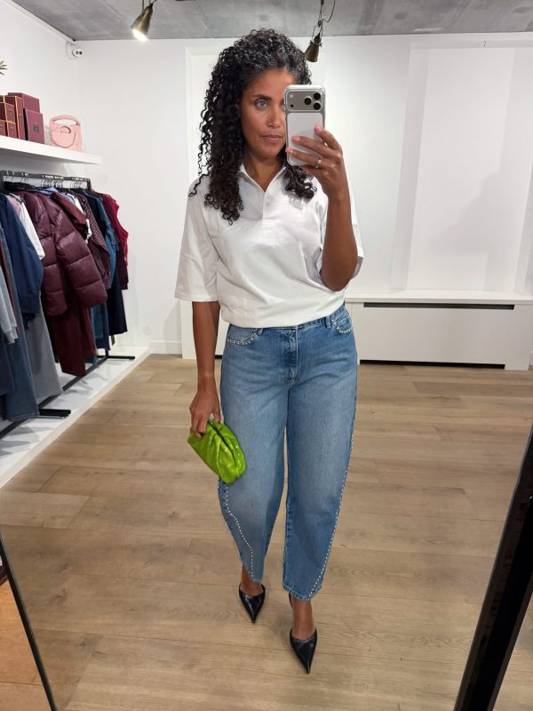 ISIMG-813645 Homage to Denim Amber Balloon Jeans With Studs H-CW26M08, dames balloon jeans met stoere studs en moderne pasvorm.