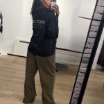Haute L'Amitié Crew Neck LS Tee HL10420 in Black Walnut, donkerbruine dames longsleeve met ronde hals.