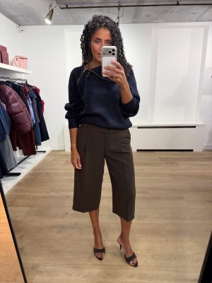 Dante6 Tresor Culotte, elegante damesbroek met wide-leg culotte pasvorm en moderne vrouwelijke uitstraling.
