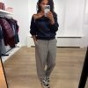 By-Bar-Edda-Pants-Biscuit-Melee-26418030_1706 by-bar Edda Pants 26418030 in Biscuit Melee, damesbroek met moderne barrel fit en beige gemêleerde uitstraling.