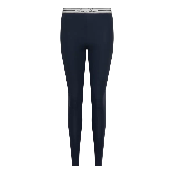 Love Stories John Sporty Leggings met aansluitende pasvorm, elastische taille en stirrup detail onder de voet.