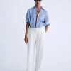 Love Stories Hillary Stripe Blouse met streepdessin en relaxte pasvorm, stijlvolle dames blouse voor een effortless look.