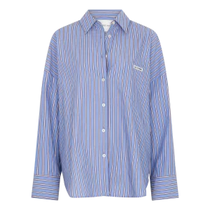 Love Stories Hillary Stripe Blouse met streepdessin en relaxte pasvorm, stijlvolle dames blouse voor een effortless look.