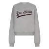 Love Stories Sloane L267312693 in grijs, dames trui met relaxte homewear uitstraling met bordeaux opdruk.