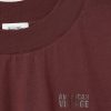 American-Vintage-Gixy-Pourpre-T-shirt-GIX02BH26POURPR American Vintage Gixy T-shirt in Pourpre, relaxed dames shirt in diepe paarse tint met een casual en moderne uitstraling.