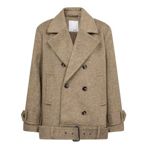 Co'Couture Beela CC Jacket in Olive: stoer olijfgroen damesjack met oversized fit en opvallende details. Shop de nieuwste Co'Couture collectie bij ALT ID.