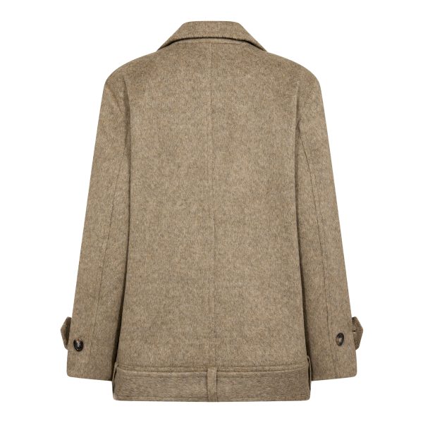 Co'Couture Beela CC Jacket in Olive: stoer olijfgroen damesjack met oversized fit en opvallende details. Shop de nieuwste Co'Couture collectie bij ALT ID.