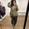 Co'Couture Beela CC Jacket in Olive: stoer olijfgroen damesjack met oversized fit en opvallende details. Shop de nieuwste Co'Couture collectie bij ALT ID.