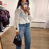 Homage-H-CW26M65-Cooper-MidwaistSlouchyWideLegJeans-BlueUsed_1V2 HOMAGE Cooper Mid Waist Slouchy Wide Leg Jeans H-CW26M65, damesjeans met mid-waist taille, slouchy fit en extra wijde pijpen.