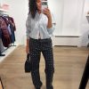 Haute L'Amitié Maxi Crop Zip Sweat HL10880 in Grey Melange, grijs cropped dames sweatvest met oversized fit, ritssluiting en logo op de borst.