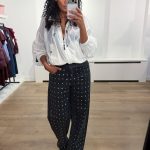 Haute L'Amitié Iron Paper Jacket HL11038 in Paper White, wit transparant damesjack met oversized fit, hoge kraag, ritssluiting en verstelbare trekkoorden.