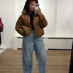 by-bar Joy Jacket 26419004 in Hazel, bruine gewatteerde damesjas met hoge opstaande kraag, fleecegevoerde ritszakken en verstelbare zoom.