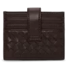 SUI AVA Woven Card Wallet SA2603182, compact pasjesetui met gevlochten woven structuur.