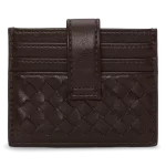 SUI AVA Woven Card Wallet SA2603182, compact pasjesetui met gevlochten woven structuur.
